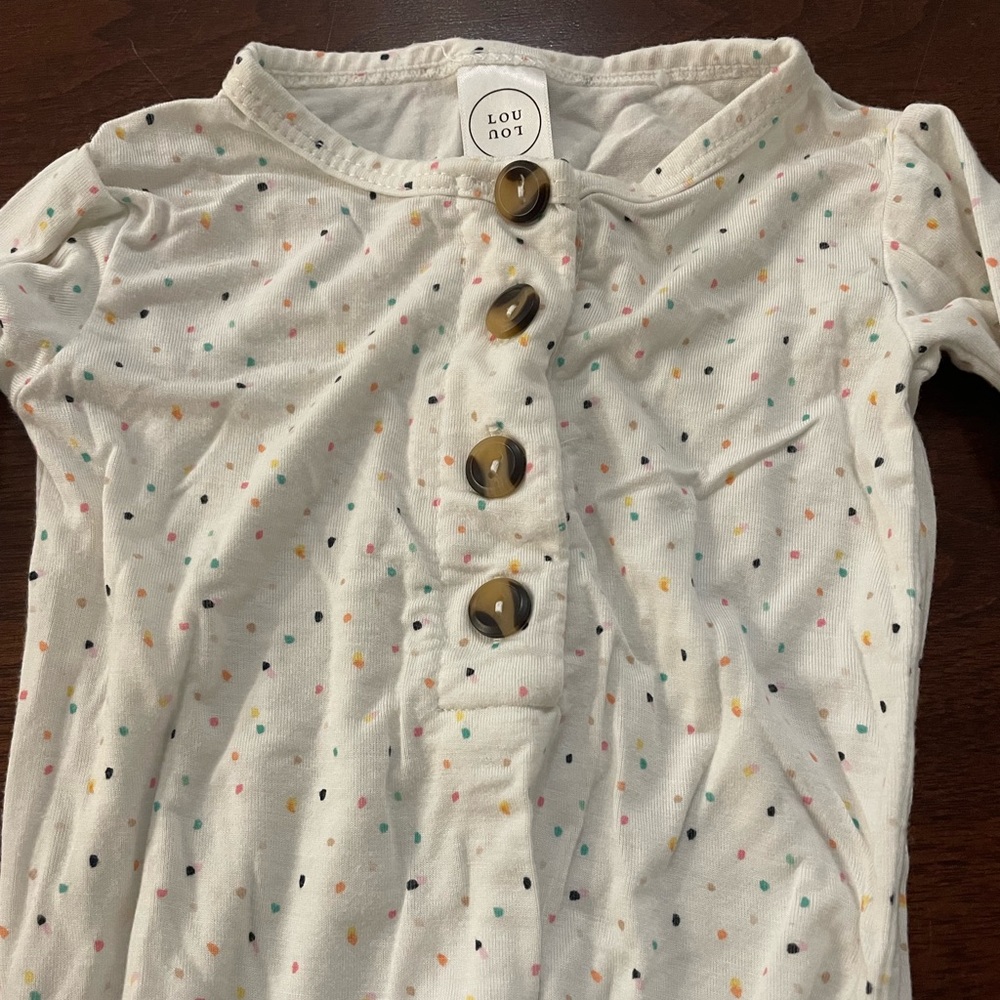 lou lou and company knotted gown newborn